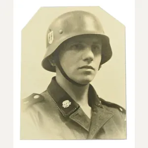 German Waffen-SS Totenkopf Portrait Picture