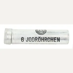 German Third Reich Medical Iodine Tube
