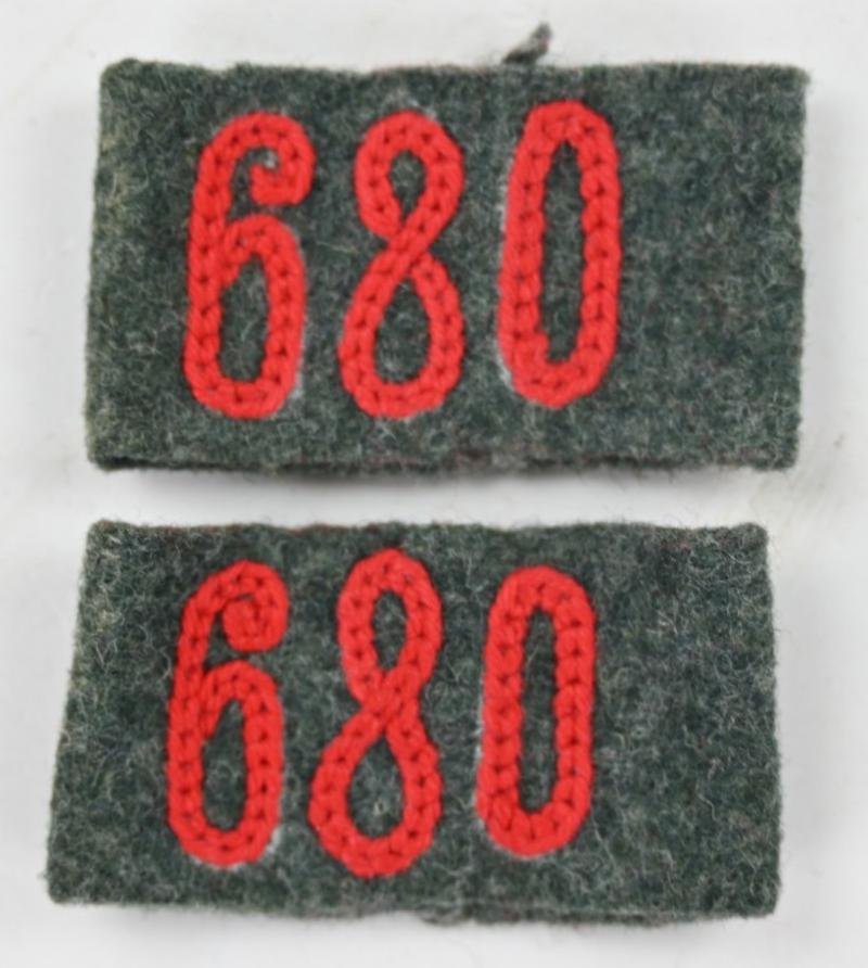 German WH Shoulderboard Slip-ons 'A.R.680' — image 3