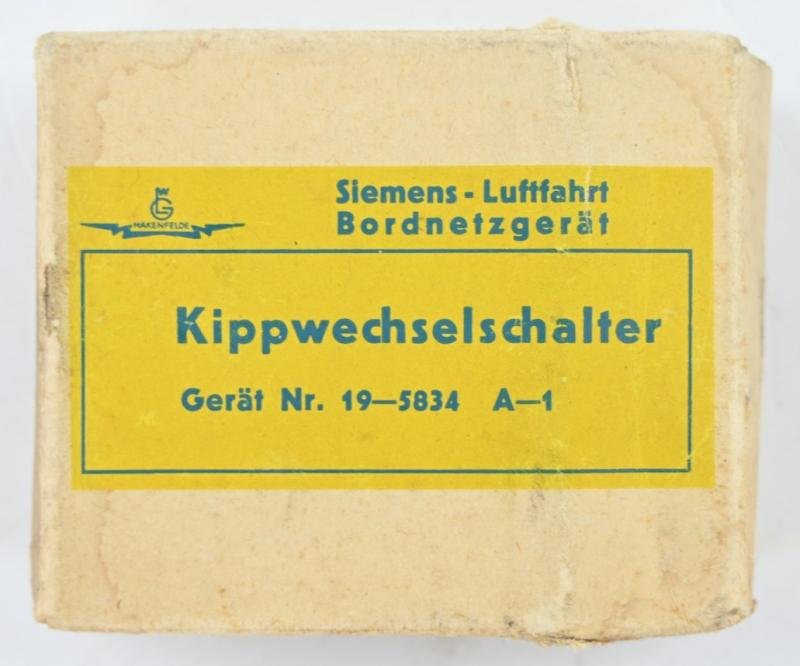 German LW Toggle Change Switch in Box — image 2