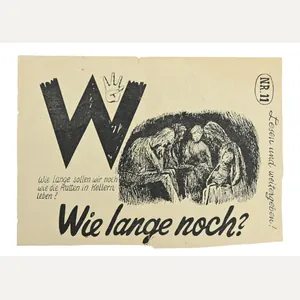 Allied WW2 Droppingsflyer 'Wie Lange Noch?' Part 11