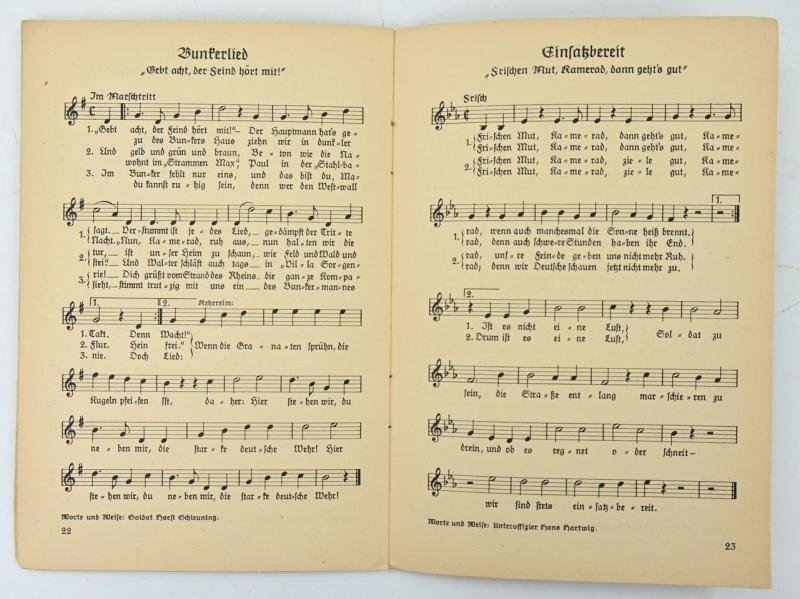 German WH Songbook 'Lied der Front' — image 5