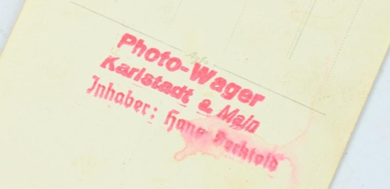 German WH Portrait Picture 'Machinegun Battalion 47' — image 4