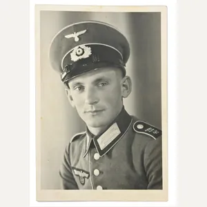 German WH Portrait Picture 'Machinegun Battalion 47'