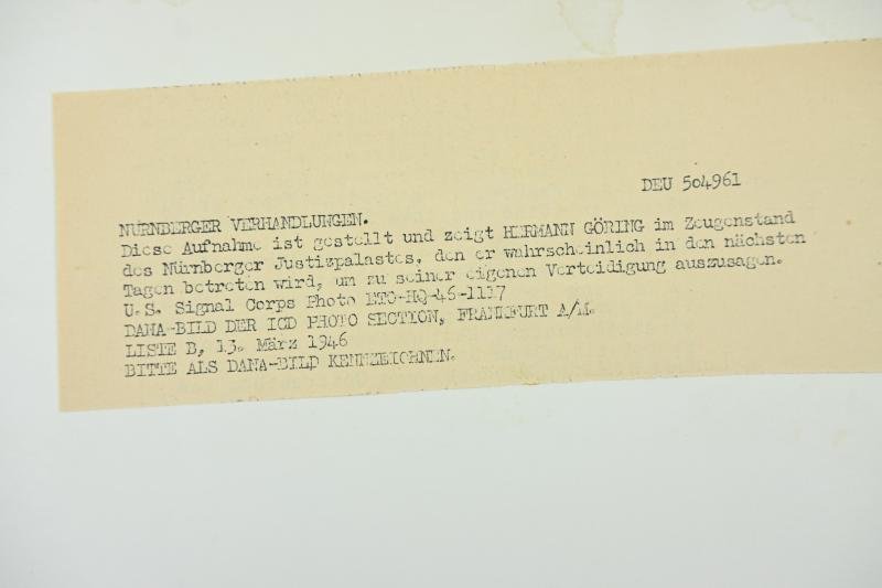 Allied Nuremberg War Trails Picture 'Hermann Göring' — image 5