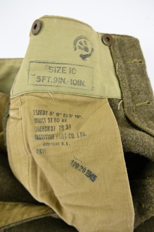 Canadian WW2 NCO Battle Dress Set 21st Army Group — image 17