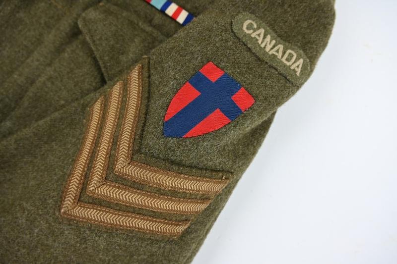 Canadian WW2 NCO Battle Dress Set 21st Army Group — image 5