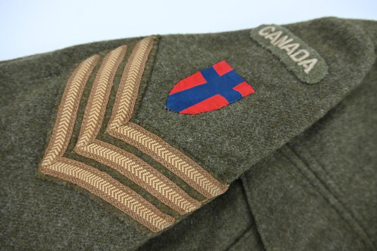 Canadian WW2 NCO Battle Dress Set 21st Army Group — image 7