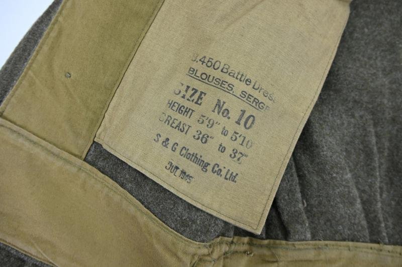 Canadian WW2 NCO Battle Dress Set 21st Army Group — image 8