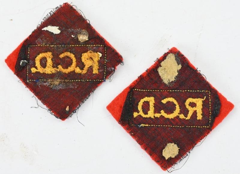 Canadian WW2 Royal Canadian Dragoons Formation Patch Set — image 3