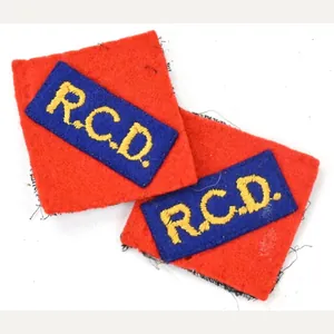 Canadian WW2 Royal Canadian Dragoons Formation Patch Set