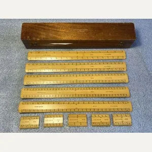 120) Very Nice Complete WW1 WW2 British Army Scale Rule …