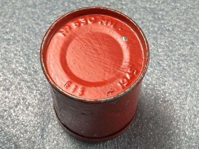 108) Excellent Original WW2 British Army Mills Grenade Detonator Tin Dated 1945 — image 4