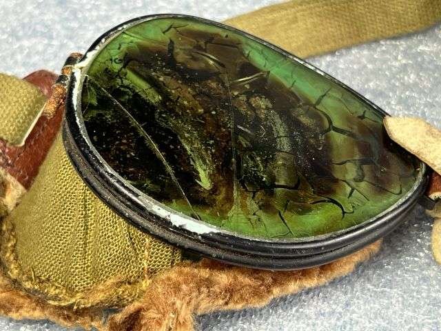 81) Tatty Damaged Original WW2 US Army Ski & Mountain Troops Goggles Good For Spares — image 10