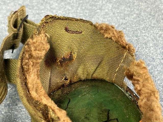 81) Tatty Damaged Original WW2 US Army Ski & Mountain Troops Goggles Good For Spares — image 3