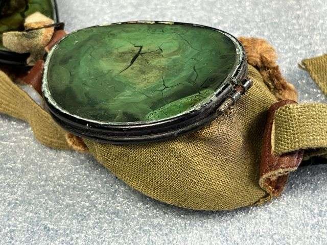 81) Tatty Damaged Original WW2 US Army Ski & Mountain Troops Goggles Good For Spares — image 8