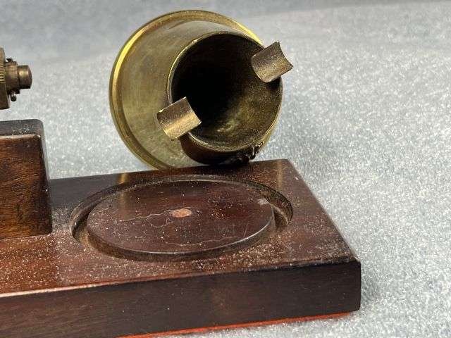 83) Excellent Original WW2 RA Trench Art, Match Box Holder, Ash Trays & Clinometer Sight MK 4 1945 — image 12