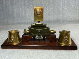 83) Excellent Original WW2 RA Trench Art, Match Box Holder, …