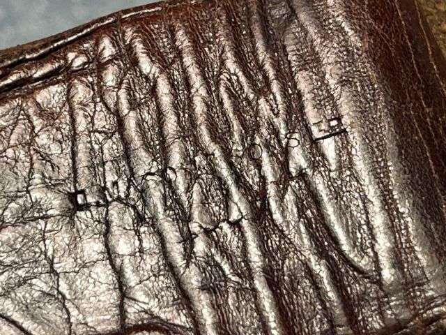 85) Excellent Original WW2 Home Guard 1903 Pattern Leather Waist Belt In A Good Size — image 3