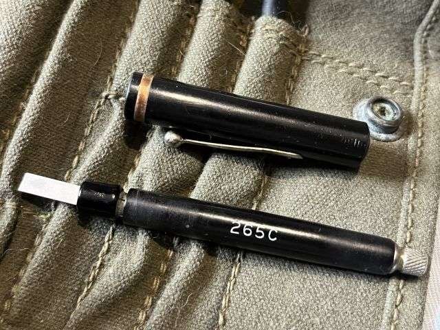 86) Unidentified Complete Original WW2 US Army Signals? Tool Kit 265C, 74D, 340 Adjustment Keys — image 12