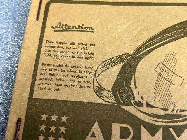 57) Good Original WW2 US Army M-43 Spare Clear Goggle Lens — image 10