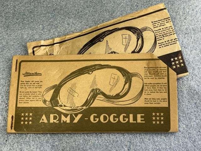 57) Good Original WW2 US Army M-43 Spare Clear Goggle Lens — image 7