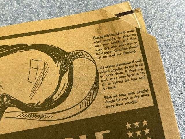 57) Good Original WW2 US Army M-43 Spare Clear Goggle Lens — image 9