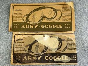 57) Good Original WW2 US Army M-43 Spare Clear Goggle …