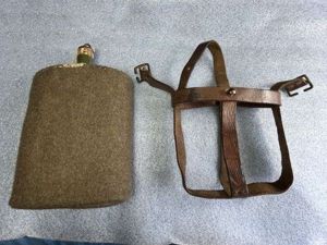58) Good Original WW2 Leather 1939 Pattern Water Bottle Carrier …