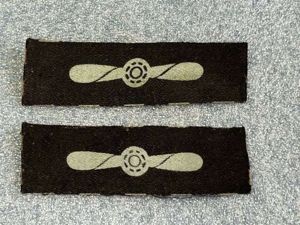 62) Original unissued WW2 RAF Leading Aircraftsman Printed Propeller Insignia …