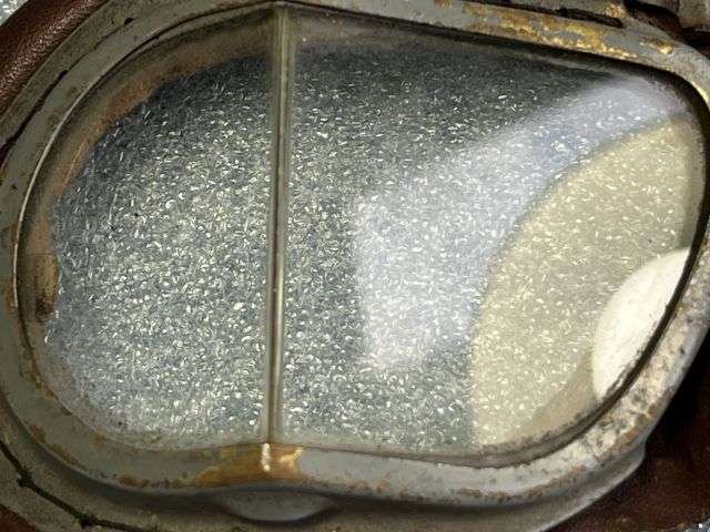 65) Good Original Vintage RAF Issue MKVIII Flying Goggles In Used Condition — image 6