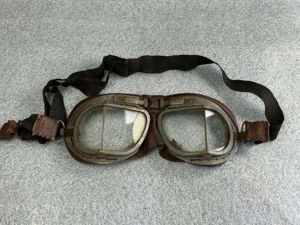 65) Good Original Vintage RAF Issue MKVIII Flying Goggles In …
