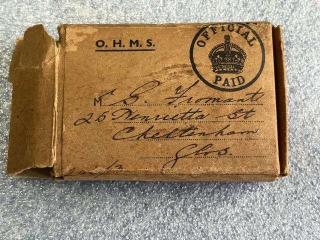 66) Excellent Original WW2 Full Size Medal Set of 4 with Certificate & Issue Box 1939-45 Star, Burma Star, Defence Medal, War Medal All Mint — image 12