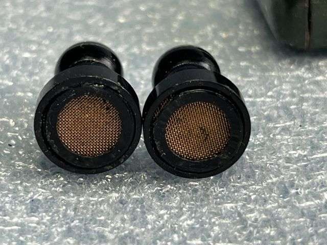 70) Excellent Original WW2 British Mallock-Armstrong Ear Defenders in Tin As Issued To Army, RAF, RN etc Woman's Issue? — image 8