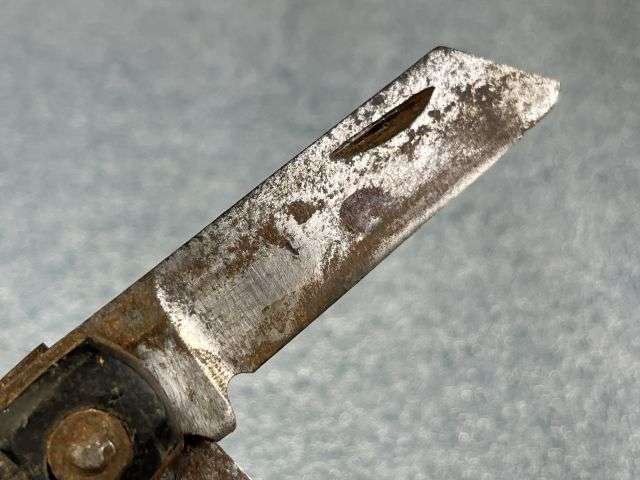 71) Nice Original WW2 British Army Issue Jack Knife S.S.P. 1944 — image 8