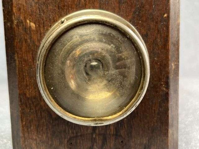 72) Good Original WW1 British Army Officers Wooden Battery Lamp — image 9