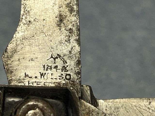 75) Nice Original WW2 British Army Issue Jack Knife L. Wilson Sheffield 1942? — image 3