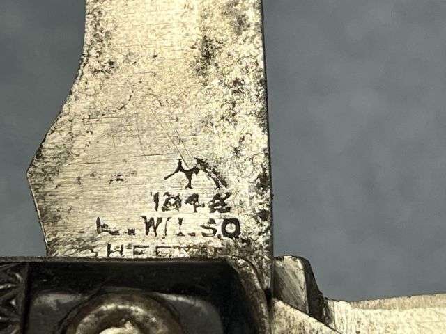 75) Nice Original WW2 British Army Issue Jack Knife L. Wilson Sheffield 1942? — image 4