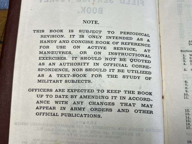77) Excellent WW1 British Officers Field Service Pocket Book 1913 Named to A Lance Corporal in The HLI — image 6