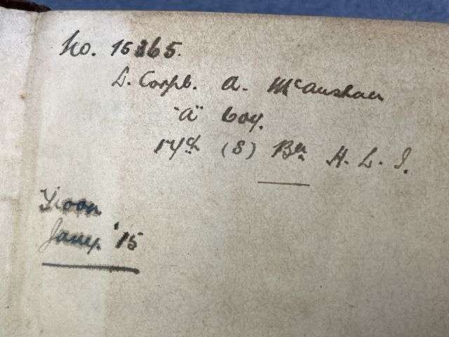 77) Excellent WW1 British Officers Field Service Pocket Book 1913 Named to A Lance Corporal in The HLI — image 7