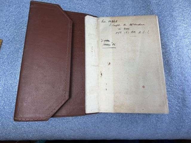 77) Excellent WW1 British Officers Field Service Pocket Book 1913 Named to A Lance Corporal in The HLI — image 8