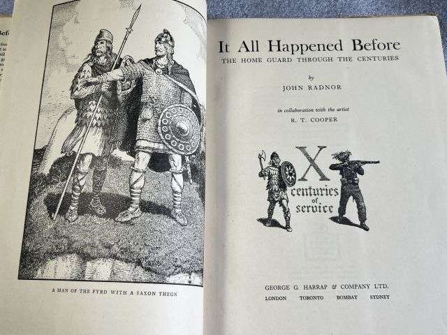 39) Good Original WW2 Book It All Happened Before. The Home Guard Through The Ages. 1945 — image 13