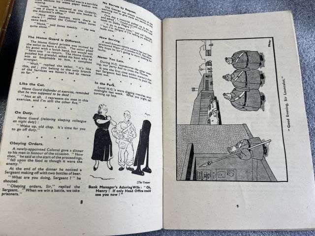 41) Good Original WW2 Comical Book Laughs With The Home Guard — image 4