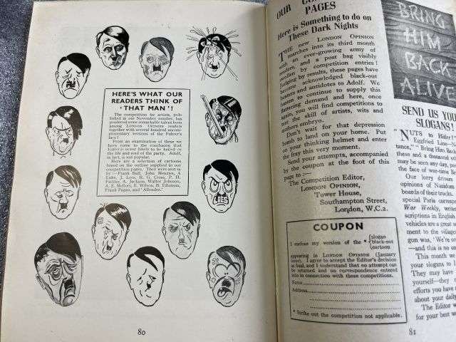 42) Set of 3 Original WW2 London Opinion Magazines Dated 1940-1942 — image 15