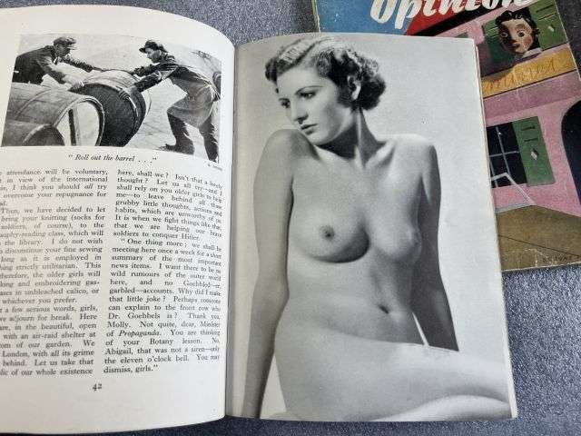 42) Set of 3 Original WW2 London Opinion Magazines Dated 1940-1942 — image 17