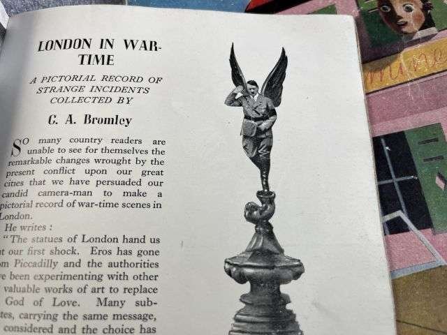 42) Set of 3 Original WW2 London Opinion Magazines Dated 1940-1942 — image 18