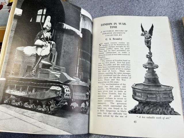 42) Set of 3 Original WW2 London Opinion Magazines Dated 1940-1942 — image 19