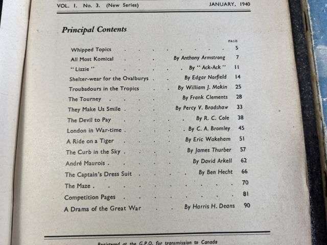 42) Set of 3 Original WW2 London Opinion Magazines Dated 1940-1942 — image 20