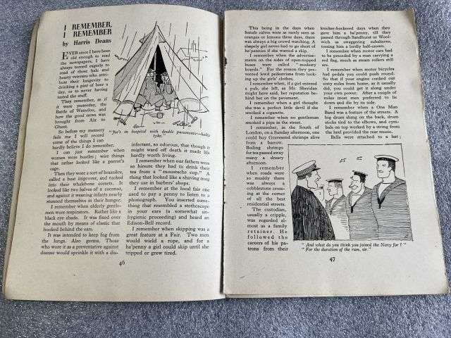 42) Set of 3 Original WW2 London Opinion Magazines Dated 1940-1942 — image 4