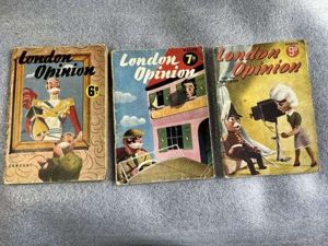 42) Set of 3 Original WW2 London Opinion Magazines Dated …